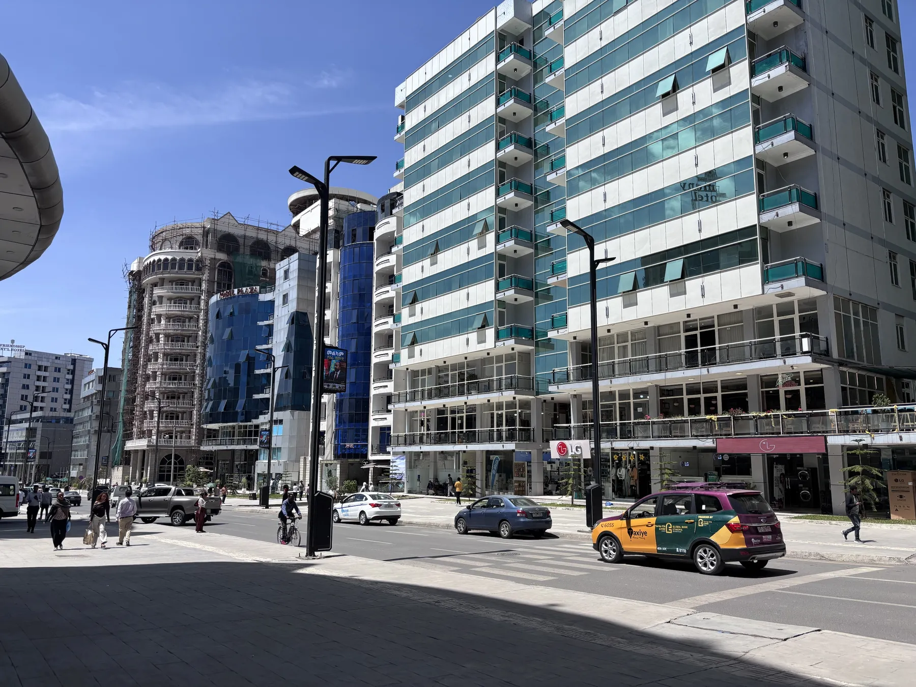 Street in Bole, Addis Ababa